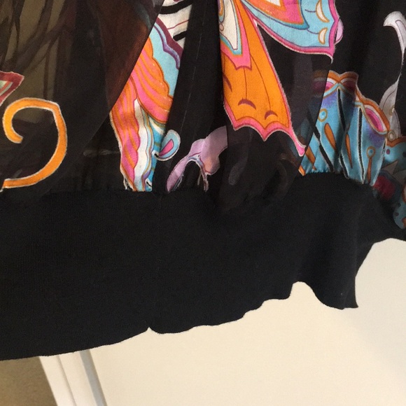 Beautiful Knit and silky loose banded Dress Sz S - Picture 4 of 7